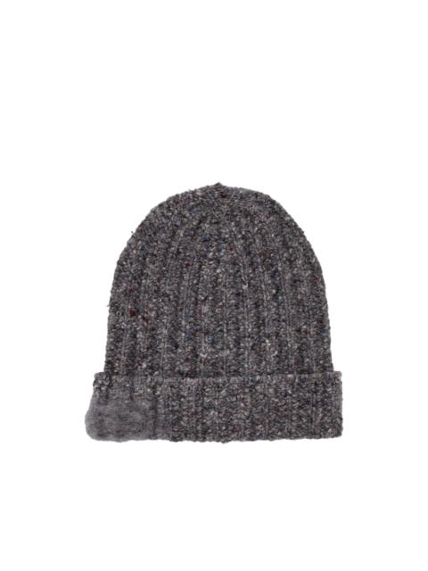 ribbed beanie hat