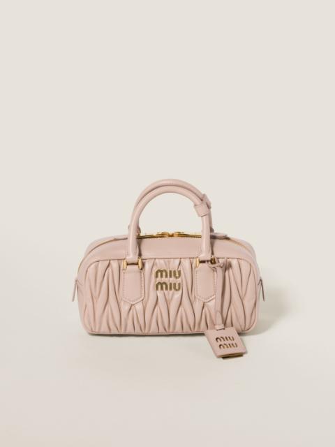 Arcadie matelassé nappa leather bag