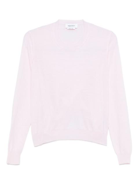 long-sleeve crew-neck top