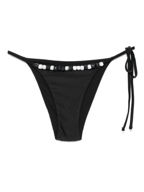 bead-embellished bikini briefs