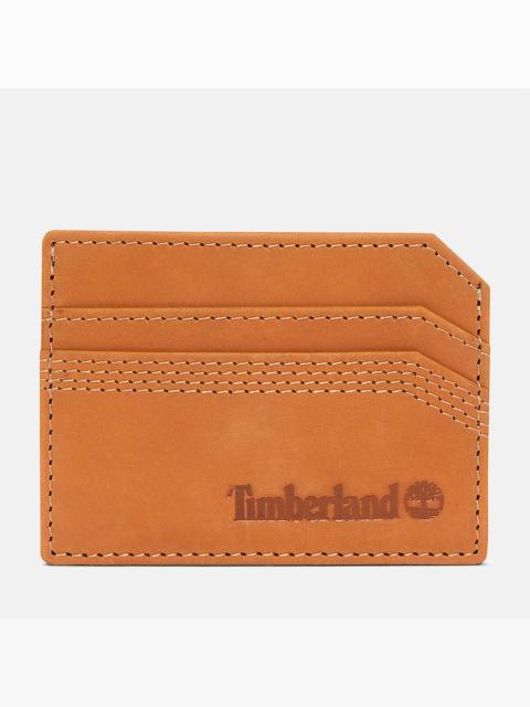 Men's Quad Stitch Nubuck Card Case