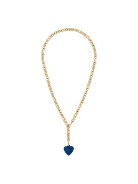 The Mini Puffy heart-charm necklace