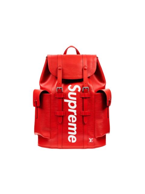 Louis Vuitton x Supreme Christopher Backpack Epi PM Red