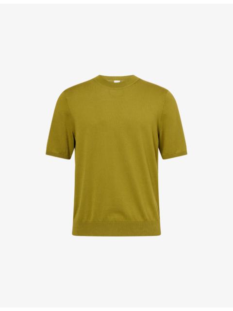 Short-Sleeves Regular-Fit Cotton-Knit T-Shirt