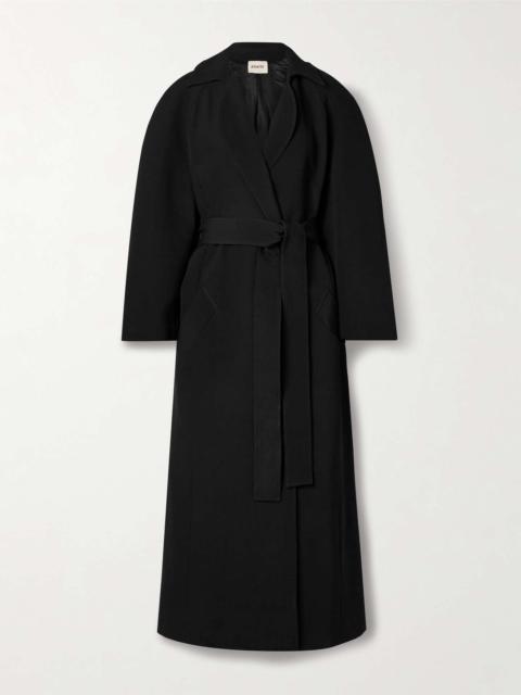 Roth belted grain de poudre coat