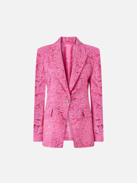 LACE BLAZER WITH JEWEL BUTTONS