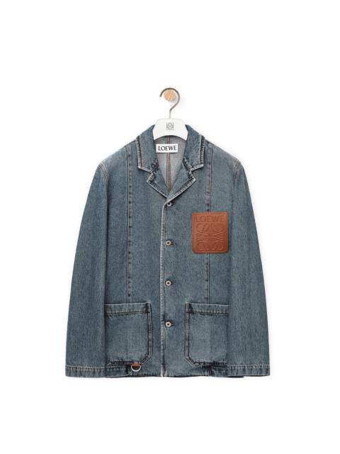 Anagram workwear jacket in denim
