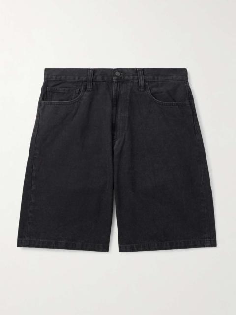 Landon Wide-Leg Denim Shorts