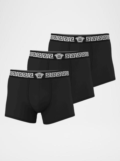 Men & apos;s Medusa La Greca 3-Pack Boxer Briefs
