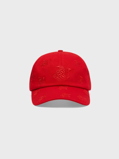 Embroidered Cap Turtles All Over