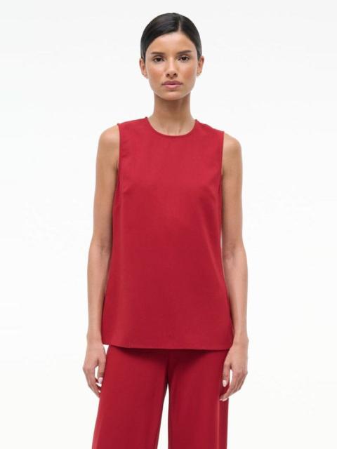 STAUD BRONTE TOP POMEGRANATE