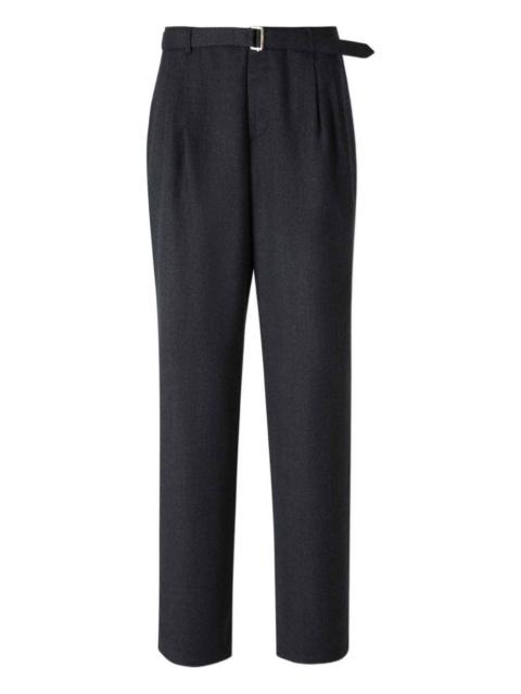buttoned dress trousers
