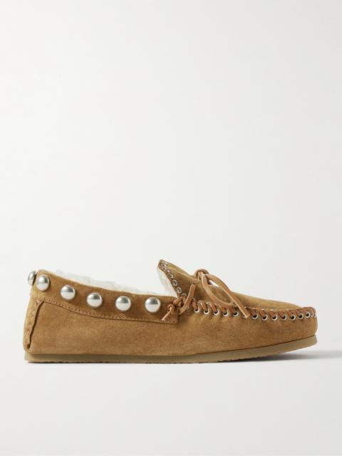 Fitza Embellished Suede Loafers