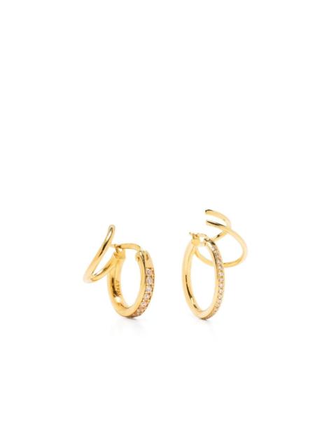 crystal-detail hoops