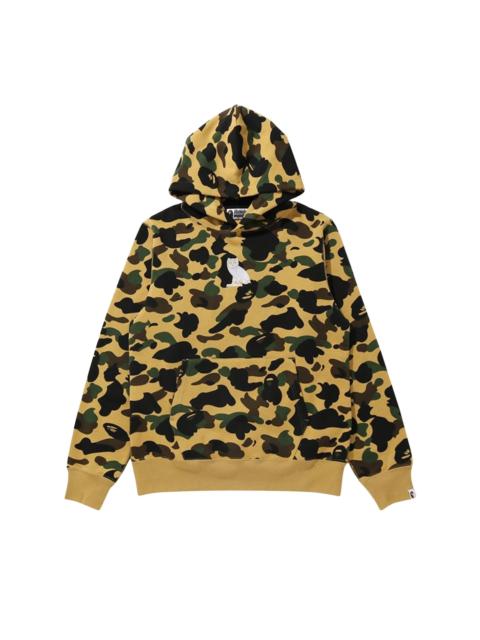 BAPE x OVO 1st Camo Pullover Hoodie 'Yellow'