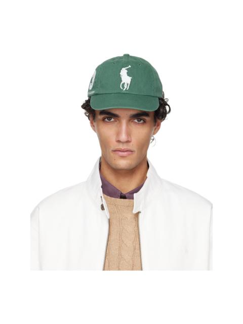 Green Big Pony Twill Ball Cap