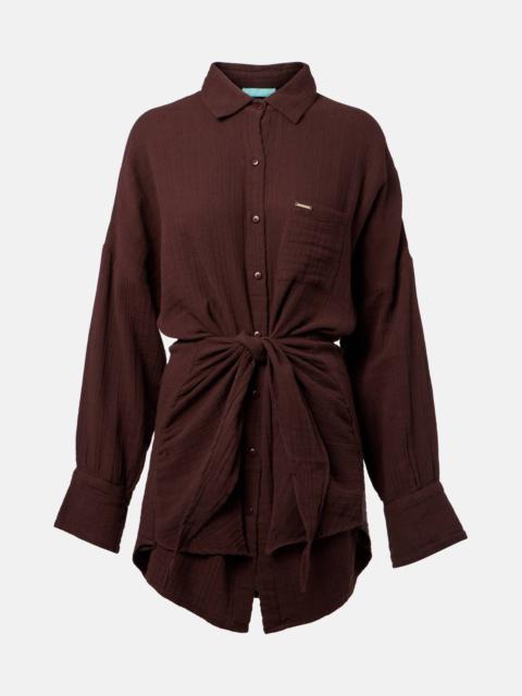 Sara cotton shirt dress