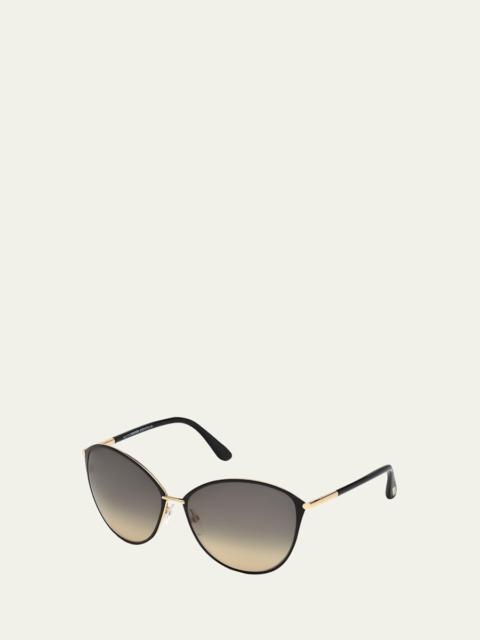 Penelope Metal Butterfly Sunglasses