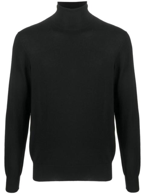 roll-neck cashmere jumper