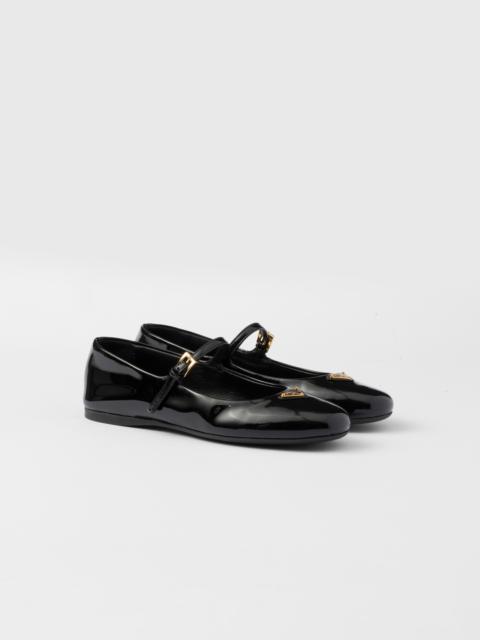 Patent leather ballerinas