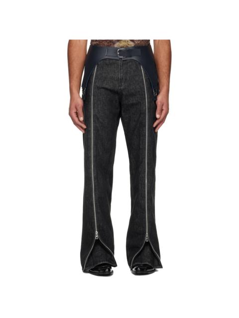 Navy 'The Garter' Belt