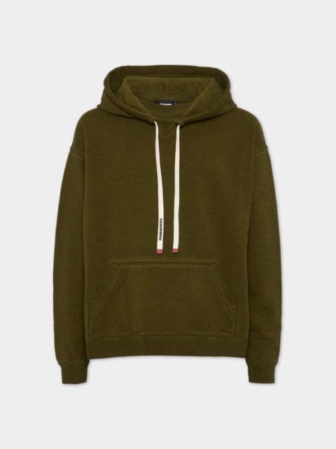RELAX FIT LOGO DRAWSTRING HOODIE
