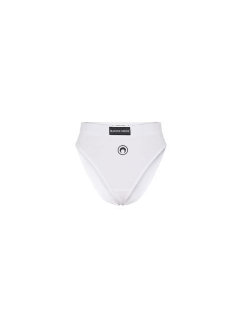 Moon Logo Stretched Jersey High-waist Brief