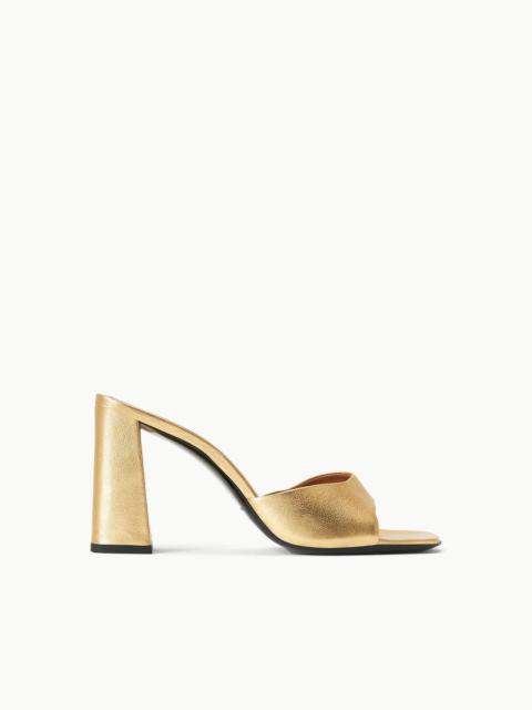 STAUD SLOANE HEEL GOLD