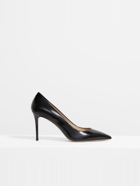 City Pump in Brushed Leather