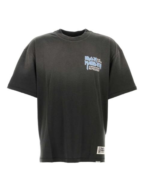 Iron Maiden logo-print t-shirt