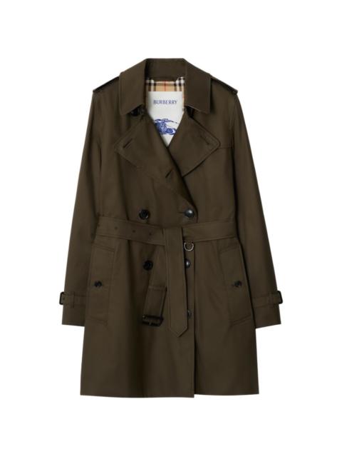 double-breasted trench coat