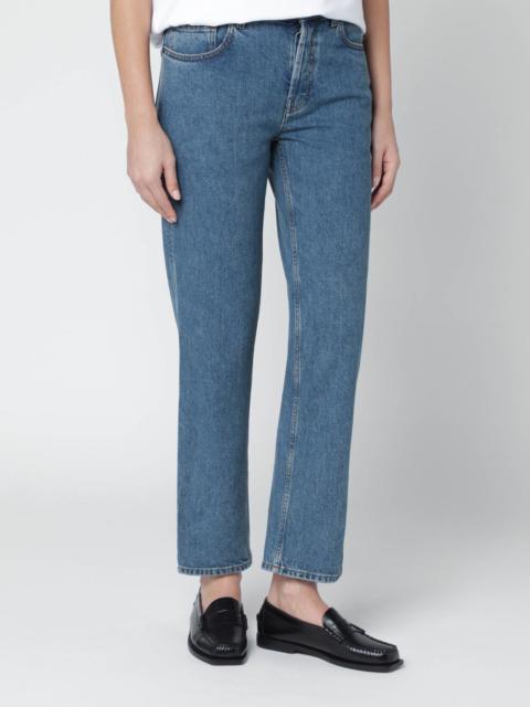 Medium-blue regular-fit jeans