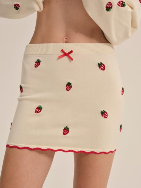 Strawberry Jam Mini Skirt