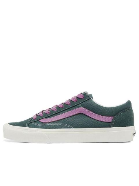 Vans Style 36 Casual Fashion Skate Shoes Unisex Green Purple VN0A3DZ3BOC