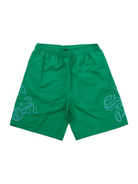 Supreme Old English Nylon Short Green