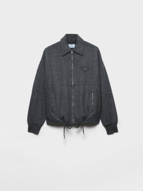 Jersey blouson jacket