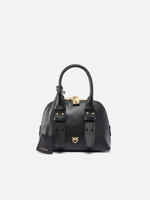 LEATHER MINI ESCAPE BAG BOWLING BAG