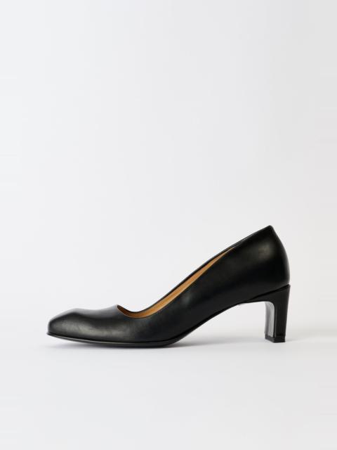 Karasu Pump Black Tensile Cattle Hide