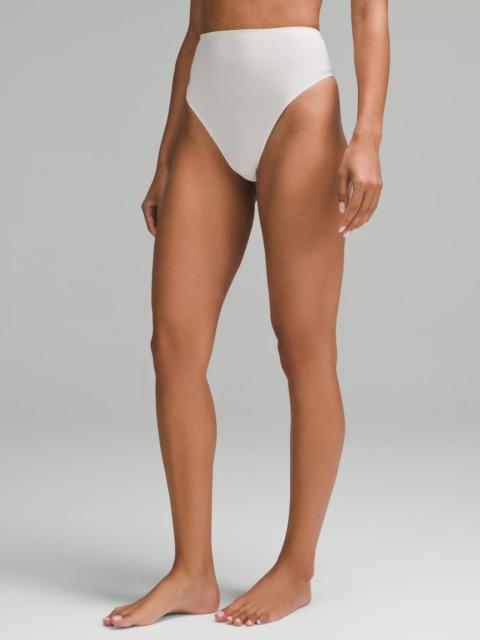 Wundermost Ultra-Soft Nulu High-Waist Thong Underwear