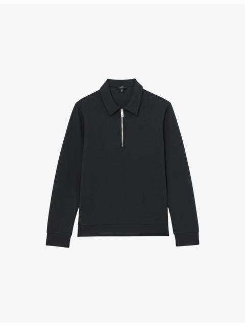 Prince Half-Zip Stretch-Jersey Polo