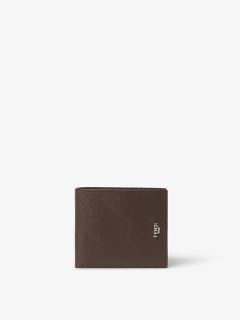 Fendi Shadow Wallet Brown leather bi-fold wallet