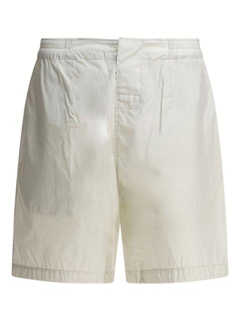 elastic-waist zip-pocket shorts