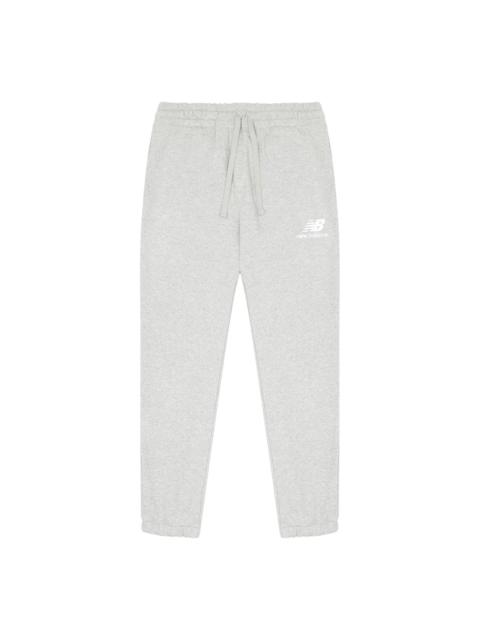 New Balance Essentials Stacked Logo Sweatpants 'Grey' AMP31539-AG