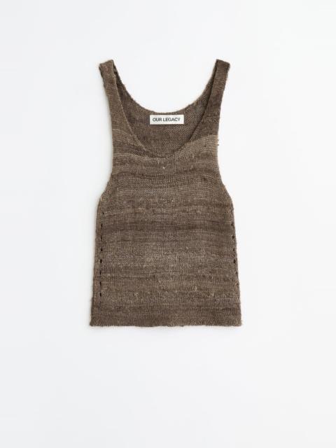 Solo Tank Wathered Earth Handspun Silk