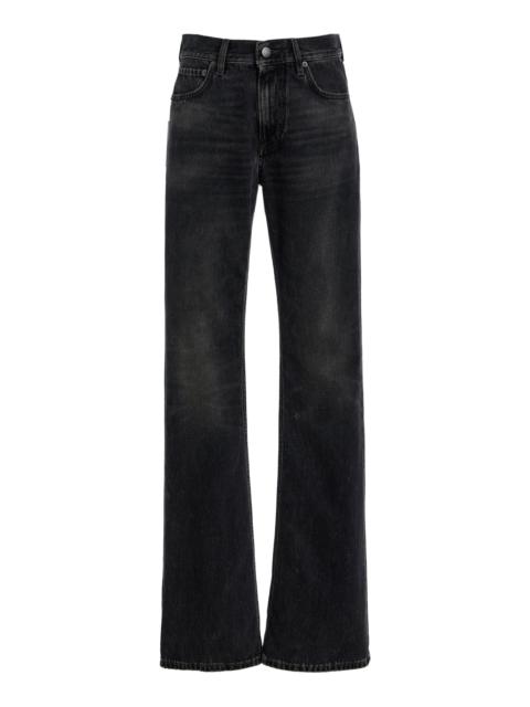 Flora Rigid High-Rise Flared Jeans black