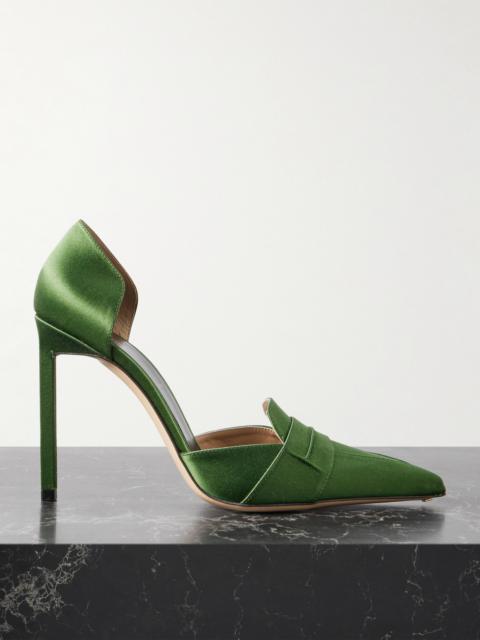 Eva D'orsay Satin Pumps