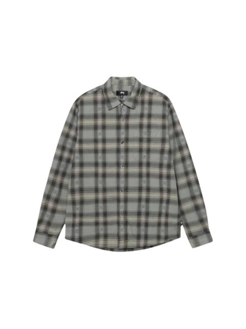 Stussy Motif Plaid Shirt Grey