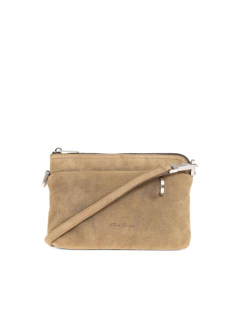 small Adri suede shoulder bag