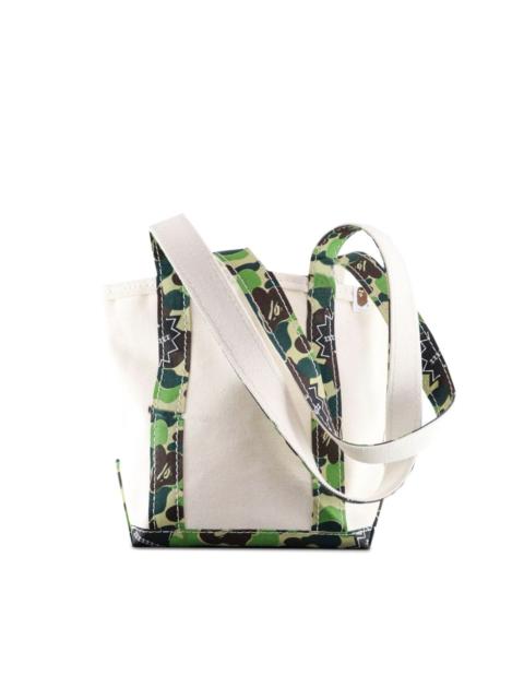 x BAPE camouflage-print tote bag
