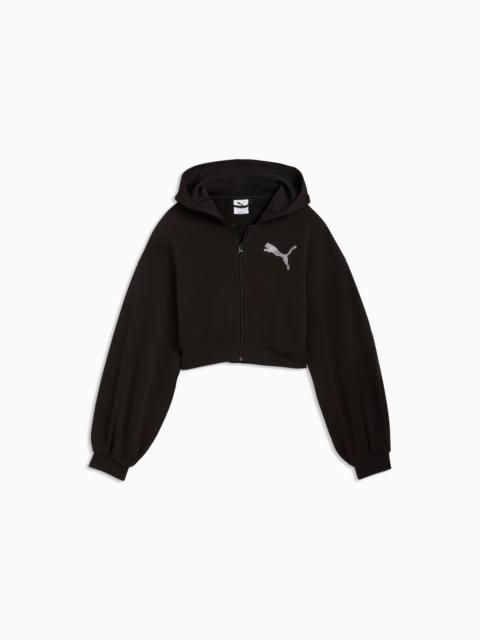 Essentials Graphics Bedazzled Women's Zip-Up Hoodie